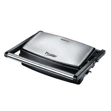 Prestige Flexi Grill Jumbo 180 – 1500W Stainless Steel Electric Grill with 180° Opening & Oil Drip Collector