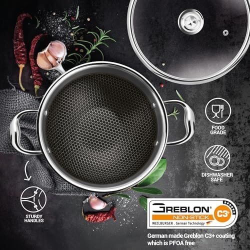 Milton Pro Cook Hexa Tri-Ply Kadhai