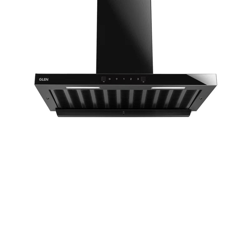 Glen CH 6052 HSR BL AC 60/76/90cm Auto Clean Filterless Kitchen Chimney – 1400 m³/h, Heat Sensor & Motion Control