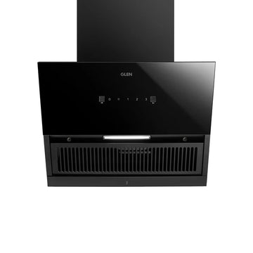 Glen CH 6064 HSR BL AC 60/75/90cm Auto Clean Glass Filterless Kitchen Chimney – 1400 m³/h, Heat Sensor & Motion Control