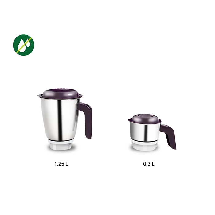 Buy Philips Daily Collection Mixer Grinder | 500Watt with 2 Jars | White and Purple ( HL7506/00)