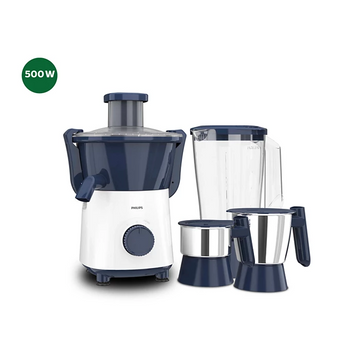 Buy Philips Juicer Mixer Grinder 500W | 3 Jars | Deep Azure (HL7568/00)