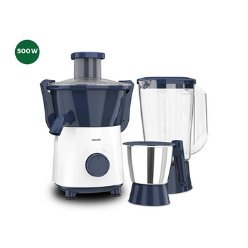 Buy Juicer Mixer Grinder Philips HL7567/00 | 2 Jars with 500 Watts Power | Deep Azure