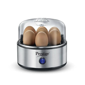 Prestige Electric Egg Boiler PEB-01 | 350-Watt | 7 Eggs at Once | Auto Switch-Off | Stainless Steel