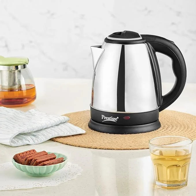 Fast Boiling with Prestige Electric Kettle 1.5L | 1350W Automatic Cut-off | Power Indicator