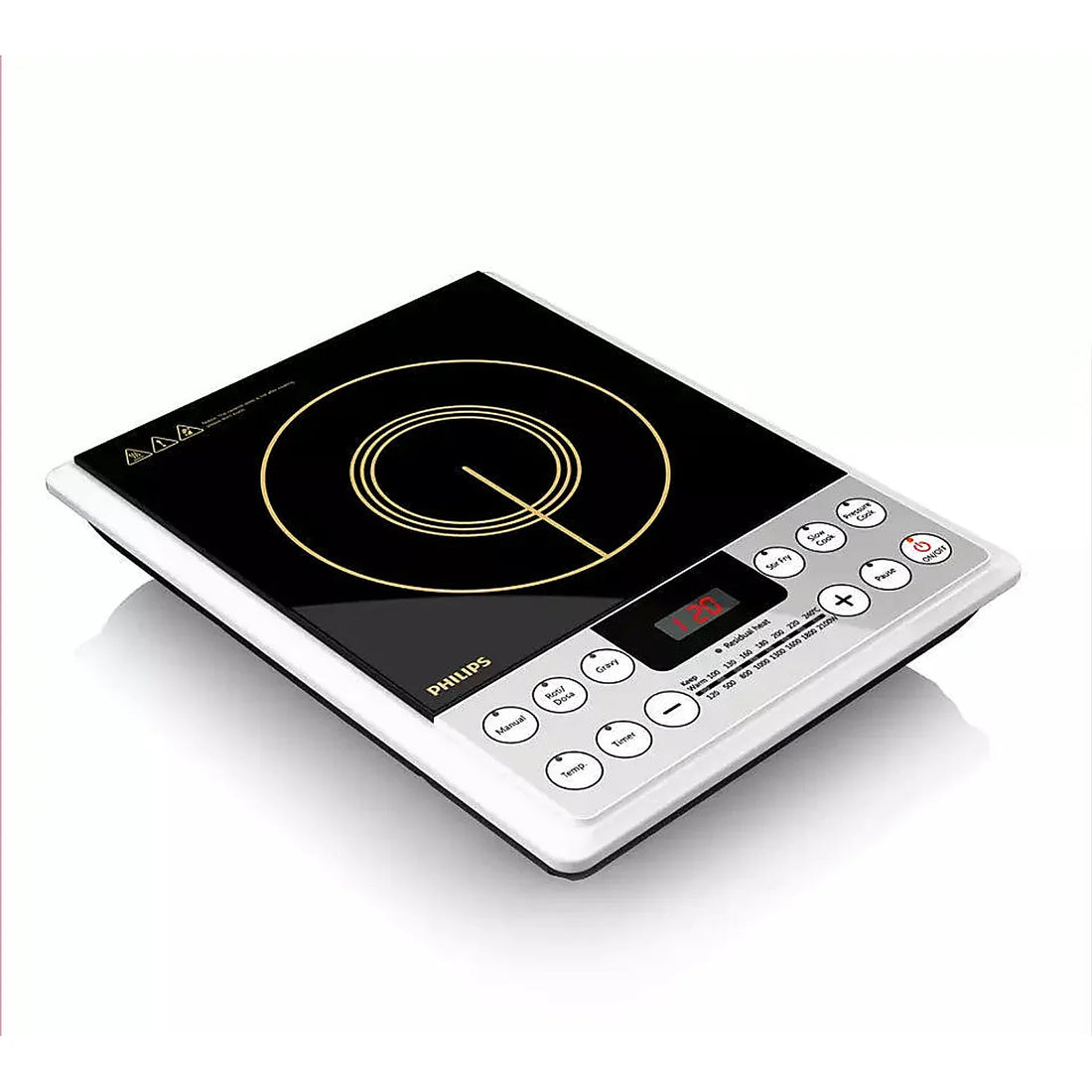 Philips Best Induction Cooktop | 2100 Watt with Push Button | Black (HD4929/01)