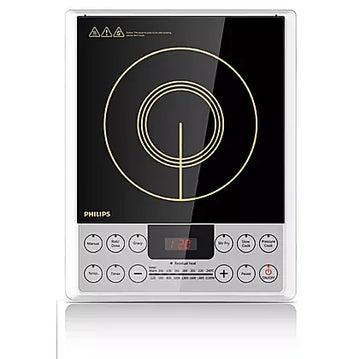 Philips Best Induction Cooktop | 2100 Watt with Push Button | Black (HD4929/01)