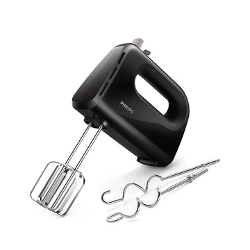 Philips Hand Mixer Blender HR3705/10 | 300 W with 5 Speed Control | Black