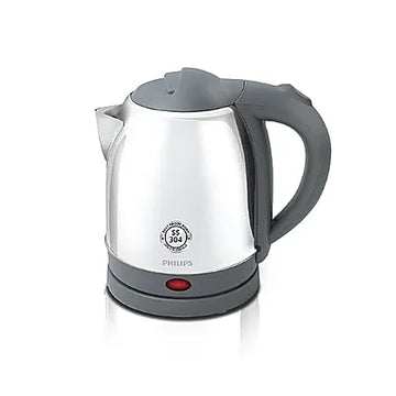 Philips Kettle HD9363/02 | 1.2L Stainless Steel Body with Auto Cut-Off | 1300 Watt in Grey