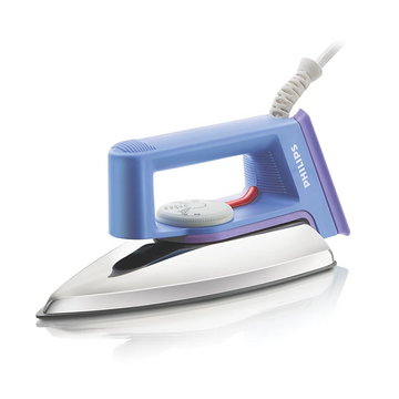 Philips dry iron 1000 Watt | Teflon Coating | Blue (HD1182/28)