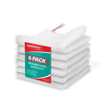 Spotzero by Milton Non-Scratch Steel Wire Dish Cloth Set