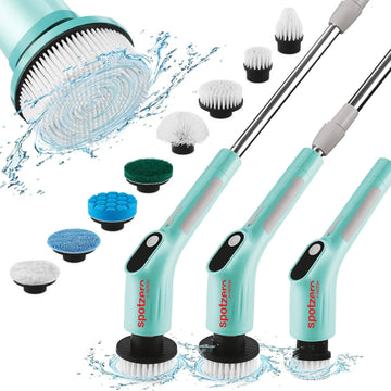 Spotzero by Milton 8-in-1 Electric Cleaning Brush Scrubber