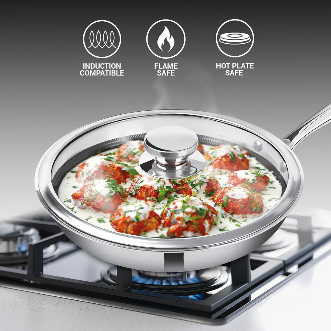 Milton ProCook Hexa Tri-Ply Fry Pan