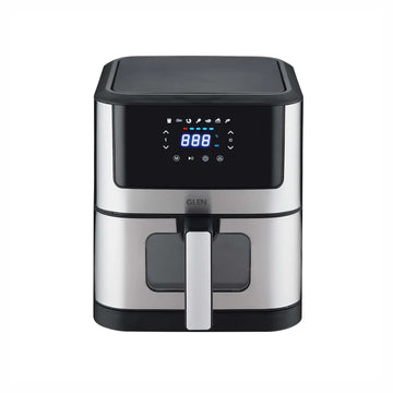 Glen Air Fryer 6.0 Litre Digital Air Fryer, 1500W, 7 Preset Menus, Timer & Temperature Control (3043 DSS)