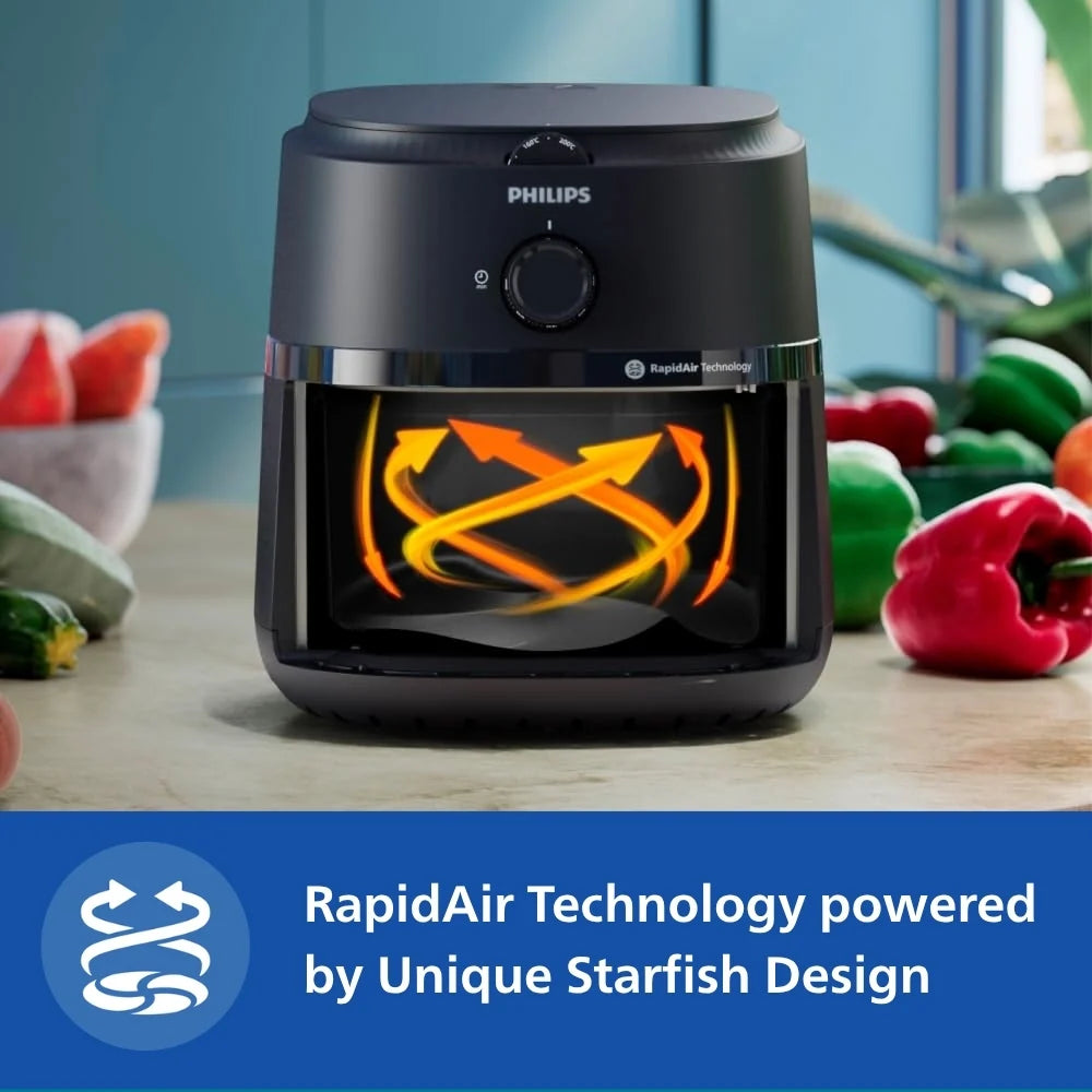 Philips 4.2 Litre Analog Airfryer NA120/00 | 100% Food Safe