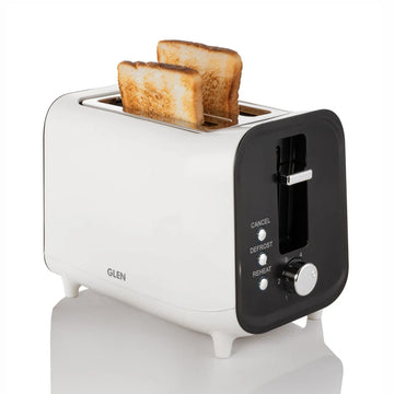 Glen Electric 2-Slice Auto Pop-Up Toaster 750W with 6-Level Browning Control, Removable Crumb Tray (SA3014)