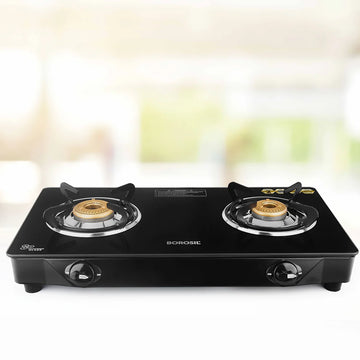 Borosil Magnum 2 Burner Glass Top Gas Stove