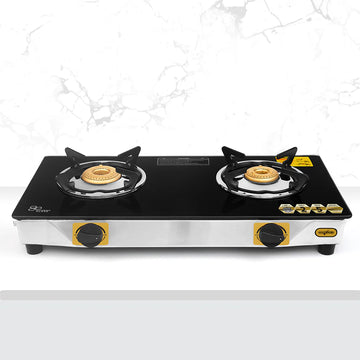 Borosil Blaze 2 Burner Glass Top Gas Stove