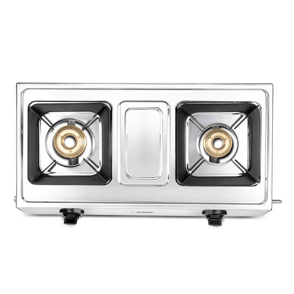 Borosil Smart Flame 2 Burner Stainless Steel Gas Stove