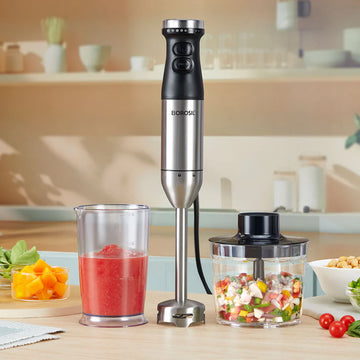 Borosil Smart Blend 800W Hand Blender with Chopper