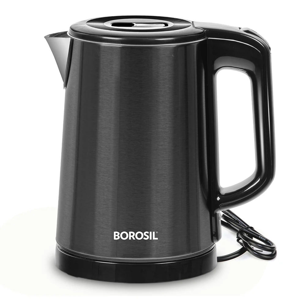 Borosil Cooltouch CT08 1L Stainless Steel Electric Kettle