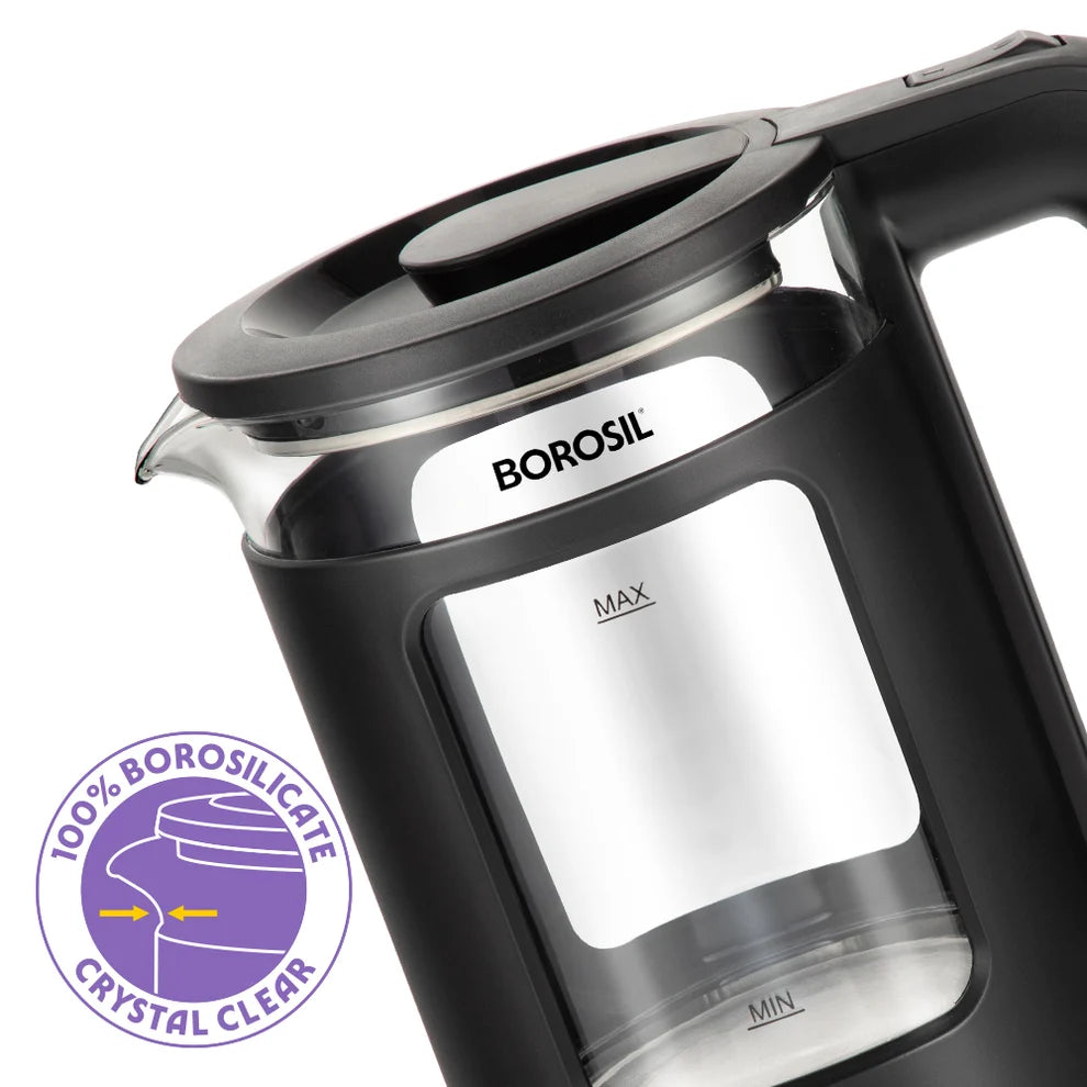 Borosil Cooltouch 1.5L Electric Glass Kettle