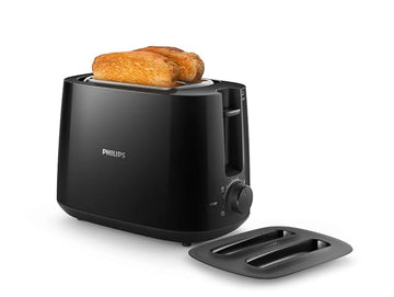 Philips HD2582/90 Two Slice Pop-Up Toaster | 830W with Bun Warmer