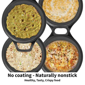 Reinforced Cast Iron Dosa Tava 27 cm