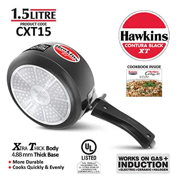 HAWKINS CONTURA BLACK XT PRESSURE COOKER