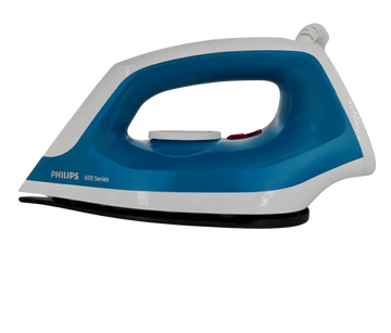 Philips DST0600/20 DuraEase Lightweight Dry Iron 1000W | Non-Stick Soleplate