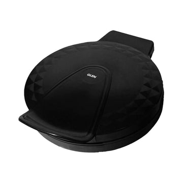 Glen Electric Pizza Grill and Crepe Maker, 1200W, 180° Opening, Non-Stick Coating (3033 PG)
