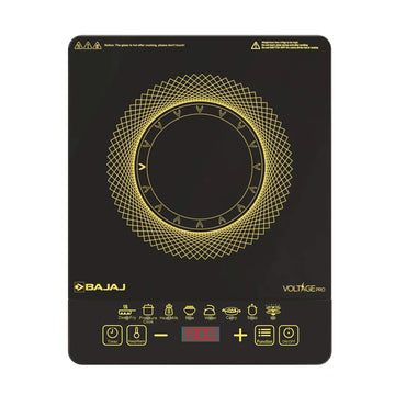 Bajaj ICX 190FS 1900W Induction Stove | Touch Controls with 9 Preset Menus