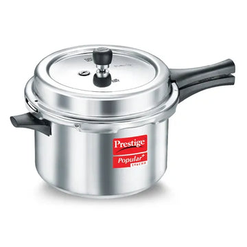 Prestige Popular Plus Svachh Aluminium Pressure Cooker 7.5 L | Induction Compatible