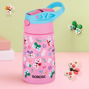 Borosil Butterfly Kids Sipper Bottle