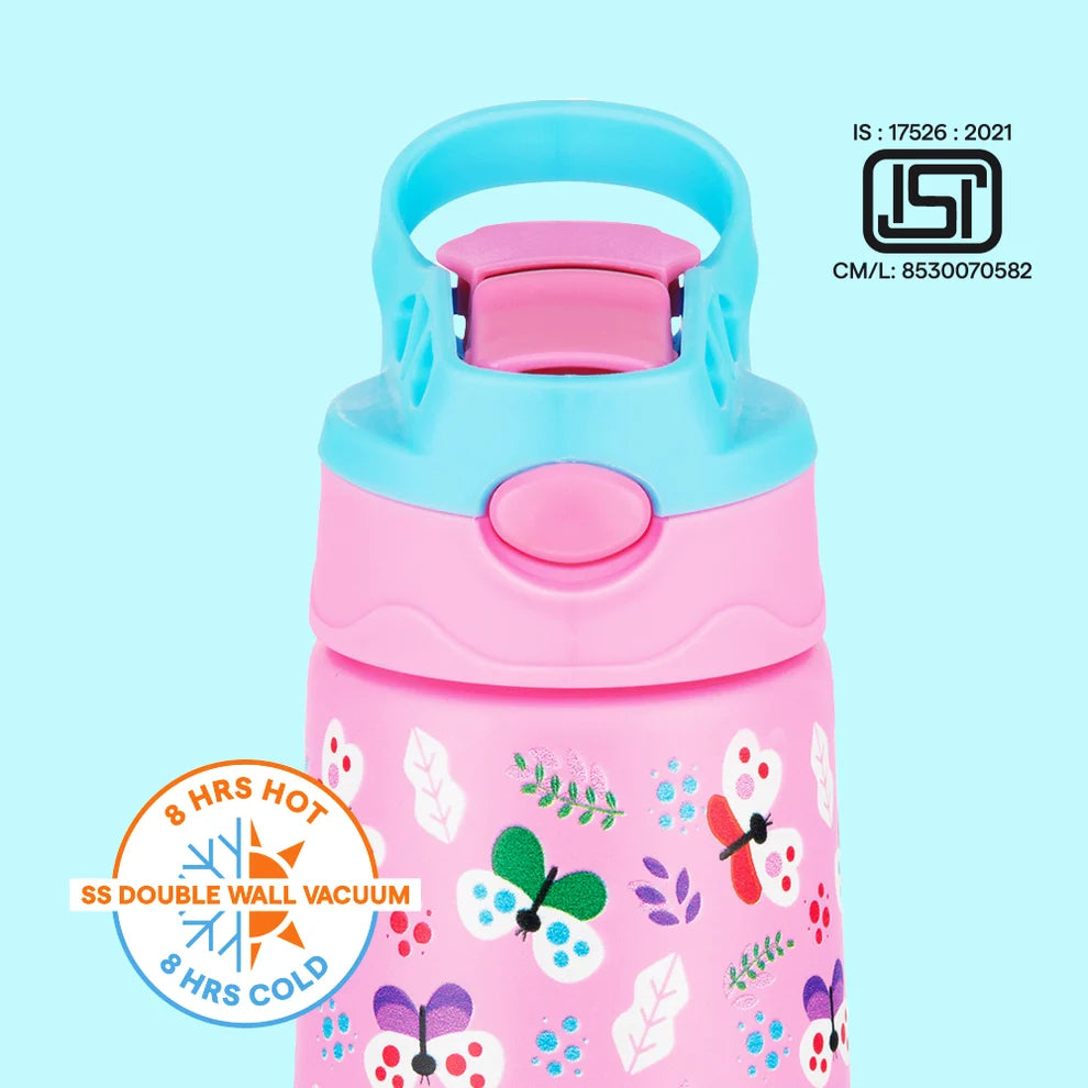 Borosil Butterfly Kids Sipper Bottle