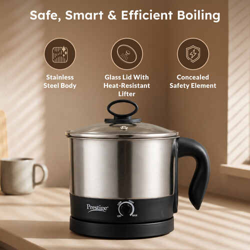 Prestige 1.5L PMC 3.0 Plus Multi Kettle with Glass Lid