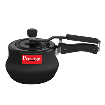 Prestige Nakshatra Plus Svachh Hard Anodised Aluminium Pressure Cooker Handi | Spillage Control