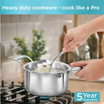 Hawkins PRO Tri-Ply 3L Milk Pan with Lid (PSMP30S)