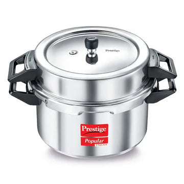 Prestige Popular Svachh Aluminium Pressure Cooker 16 Litre | Deep Lid