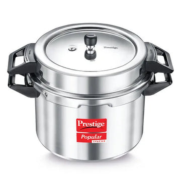 Prestige Popular Svachh Aluminium Pressure Cooker 20 L with Deep Lid