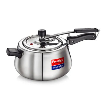 Prestige Triply Cute Svachh Pressure  Stainless Steel Cooker with Inner Lid