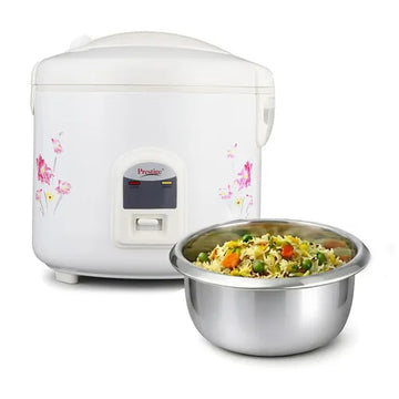Prestige Electric Rice Cooker 1.8 L with Steamer Basket (Closed Type)