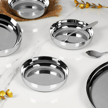 Chakmak Belly Pudding Bowl | Stainless Steel 6 Piece Set