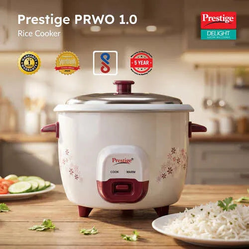 Prestige PRWO 1 Litre Electric Rice Cooker - 400W