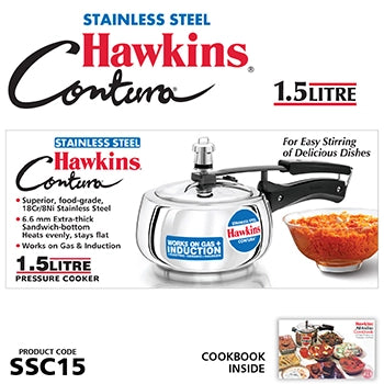 STAINLESS STEEL HAWKINS CONTURA PRESSURE COOKER