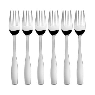 Chakmak Premium Stainless Steel Florida Table Fork Set - 6 Piece
