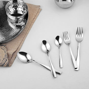 Chakmak Premium Stainless Steel Florida Table Spoon Set - 6 Piece