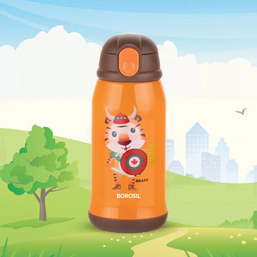 Borosil Tigry Kids Stainless Steel Sipper