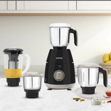 Borosil Infinity 750W Mixer Grinder with 4 Jars