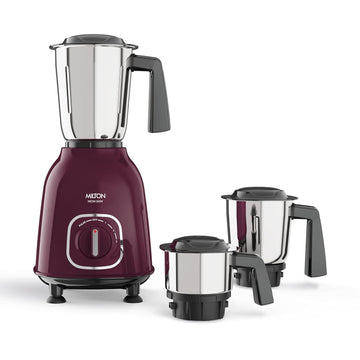 Milton Neom Mixer Grinder | Powerful 550W Motor with 3 Jars | ISI Certified | Multiple colours